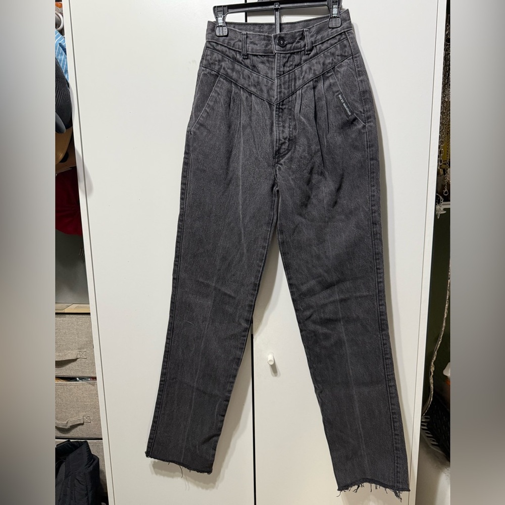 Rockies High-Waisted Black Denim Jeans